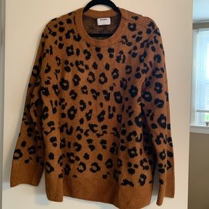 Old Navy Cheetah Sweater